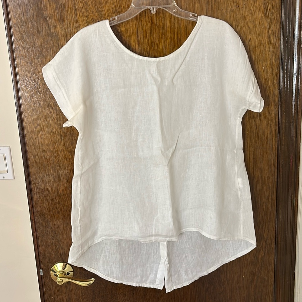 Italian Linen Tunic Top